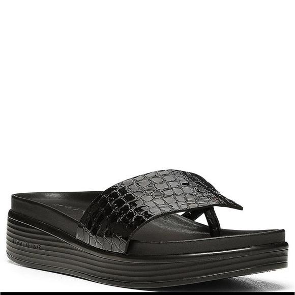 Donald J. Pliner Black Sandals - Picture 1 of 7